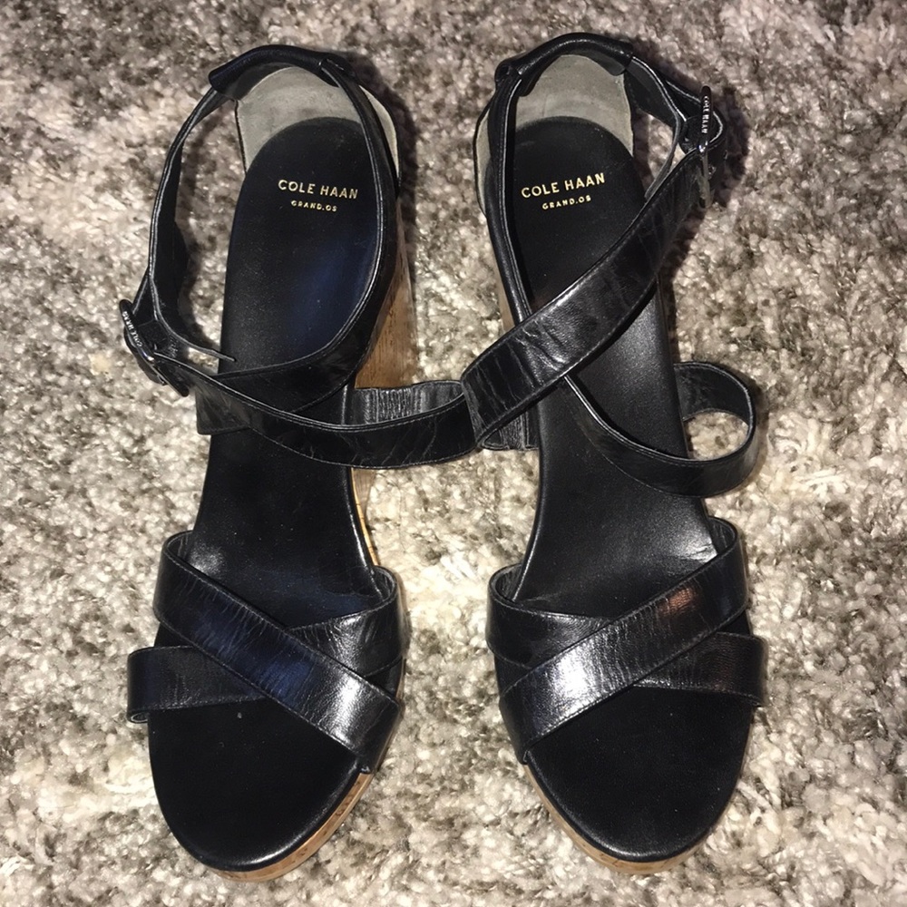 Cole Haan Black Wedge
